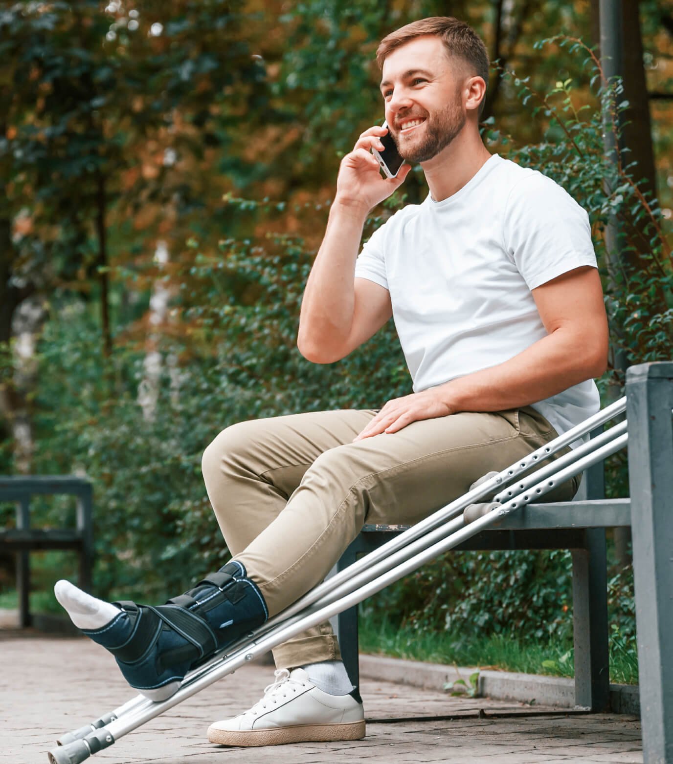 jovem recebendo beneficio incapacidade